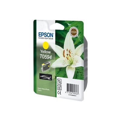 8715946371283-Epson T0594 Orchidée - jaune - cartouche d'encre originale-Angle droit-3