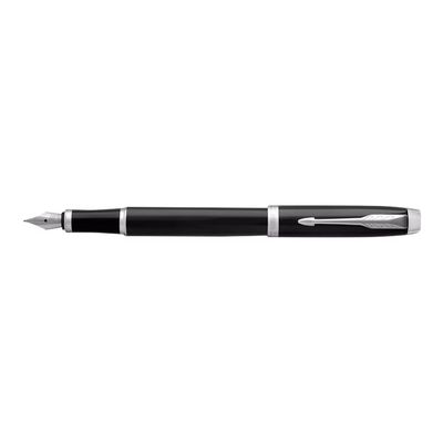 3501179316512-Parker IM - Stylo plume noir CT - pointe moyenne-Angle gauche-6