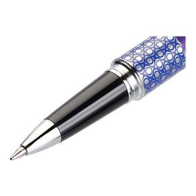 4902505505034-Pilot Retro Pop - Stylo plume violet / ellipses-Gros plan-2