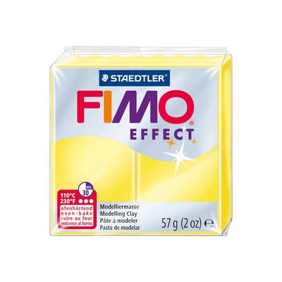 4006608810030-Pâte Fimo Effect - Jaune Translucide - 57G-Angle droit-1