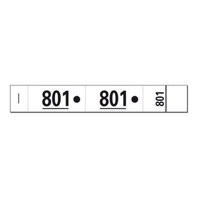 3130630966012-Exacompta - 20 Carnets de 50 tickets de vestiaire 3 volets - 30 x 200 mm - numéroté - blanc-Avant-0