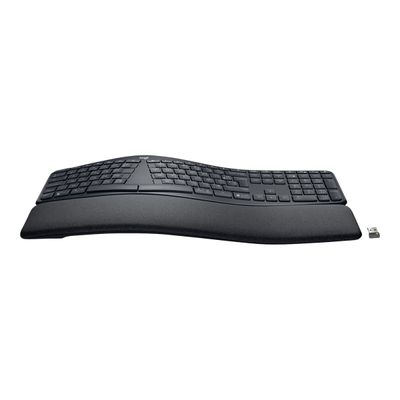 5099206097070-Logitech ERGO K860 Split Keyboard for Business - clavier sans fil - AZERTY - Français - graphite-Avant-0