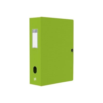 3045058207022-Oxford Memphis - Boîte de classement plastique - dos 80 mm - disponible dans différentes -Angle gauche-2