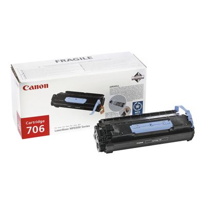 4960999296944-Canon 706 - noir - cartouche laser d'origine-Angle gauche-0