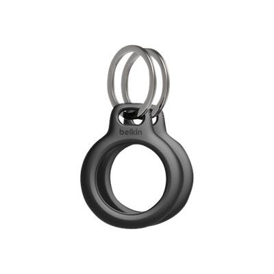 0745883835546-Belkin - 2 supports pour Airtag avec porte clé - noir-Avant-0