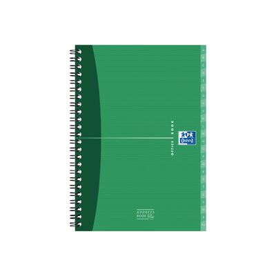 3020120028002-Oxford Office Essentials - Répertoire à spirale A5 - 144 pages - disponible dans différentes co-Avant-0