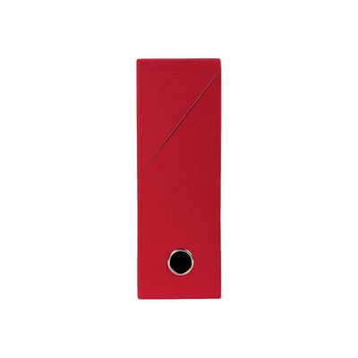3130630895251-Exacompta - Boîte de transfert - dos 90 mm - toile rouge-Avant-0