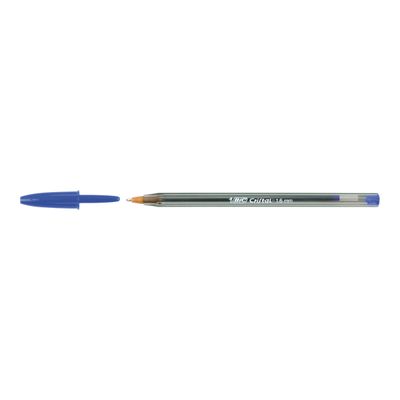 3086123175570-BIC Cristal Large - stylo à bille - bleu-Angle gauche-0