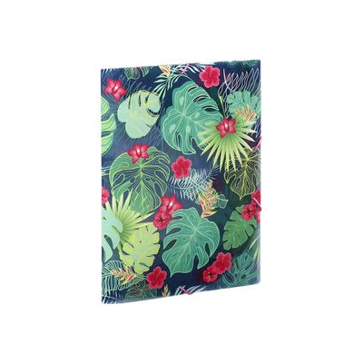 3135251338712-Viquel Tropical - Chemise à 3 rabats - A4 - bleu ou noir-Angle gauche-1
