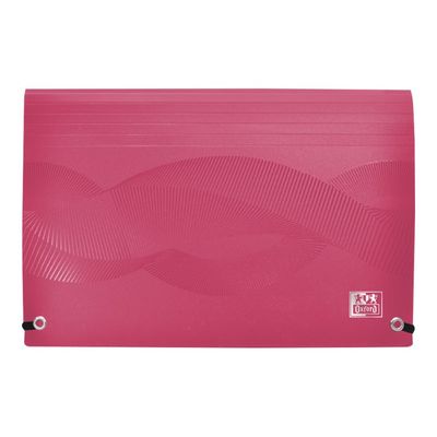 3045050416811-Oxford Osmose - Trieur extensible 8 positions - format A5 - disponible dans différentes couleurs-Avant-1