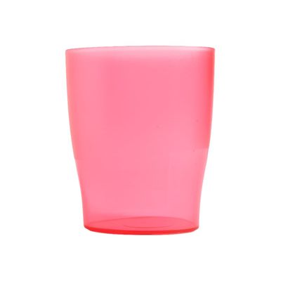 9002493099104-Exacompta EcoPen - Pot à crayons framboise translucide-Avant-0