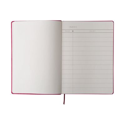3108724521201-Oberthur Carmen - Carnet de notes rigide A6 - ligné - rose-Avant-1