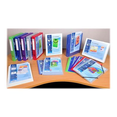 3130630057499-Exacompta KreaCover - Porte vues personnalisable - 80 vues - A4 - disponible dans différen-Angle gauche-6