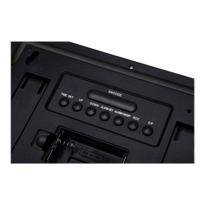 4002390076395-MaulFlow - Horloge digitale murale et de table - noir-Ports / commandes-8