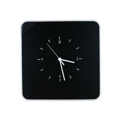 3660141947885-Armoire murale à clés multiBox "Key holder" - Motif horloge - noir-Avant-0