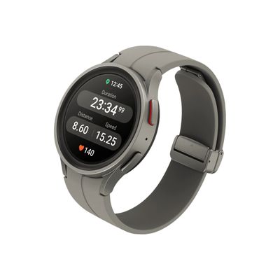 8806094512410-Samsung Galaxy Watch5 Pro - montre connectée - 45mm - 16 Go - gris titane-Angle droit-4