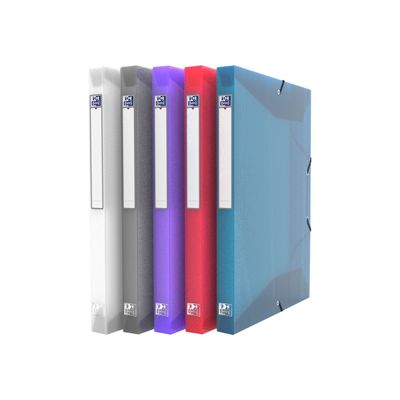 3045054895261-Oxford Hawai - Boîte de classement plastique - dos 25 mm - disponible dans différentes co-Angle gauche-0