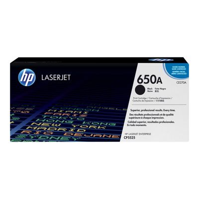 884962161166-HP 650A - noir - cartouche laser d'origine-Avant-1