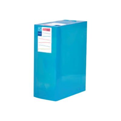3135251166469-Viquel Propyglass - Boîte de classement plastique - dos 120 mm - bleu-Angle gauche-0
