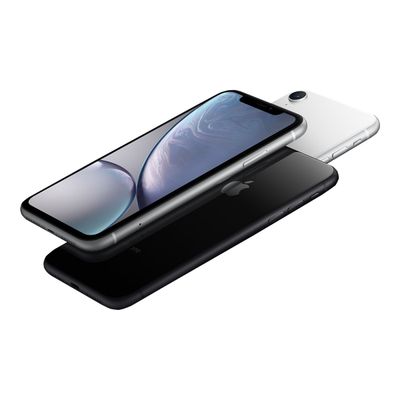 3701083036555-Apple iphone XR - smartphone reconditionné grade A - 4G - 128 Go - blanc-Angle droit-1