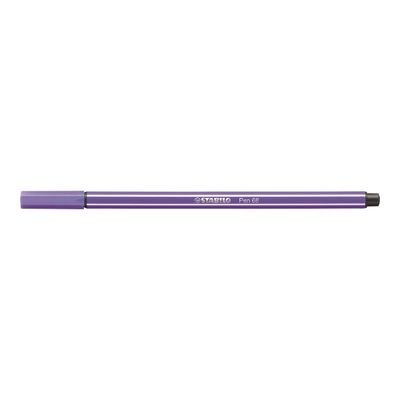 4006381574198-STABILO Pen 68 - Feutre pointe moyenne - violet foncé-Angle gauche-0