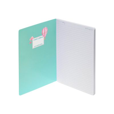 8054320565482-Legami - Carnet de notes - B5 - 100 pages - ligné - air balloon-Avant-2