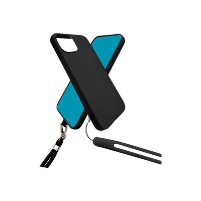 3701263521314-JAYM POP - Coque de protection + tour de cou pour Galaxy A13 - noir-Multi-angle-0