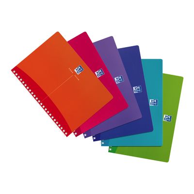 3020120029351-Oxford Office My Colours - Cahier polypro à spirale - A5 - 180 pages - ligné - disponible dans d-Avant-0