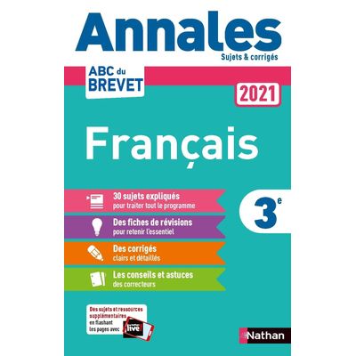 9782091575131-Annales Brevet 2021 Français - Corrigé--0