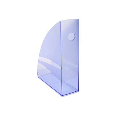 9002493116535-Exacompta Mag-Cube - Porte-revues bleu translucide-Angle droit-0