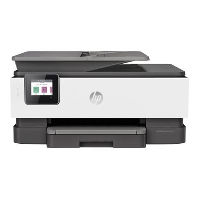 0193424632411-HP Officejet Pro 8023 All-in-One - imprimante multifonction jet d'encre couleur A4 - LAN, Wi-Fi(n)-Avant-1