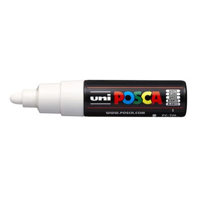 0000006207205-Posca - Marqueur peinture pointe large - blanc-Angle gauche-0