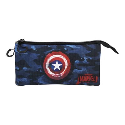 8445118010190-Captain America Supreme - Trousse 3 compartiments - Karactermania-Avant-0