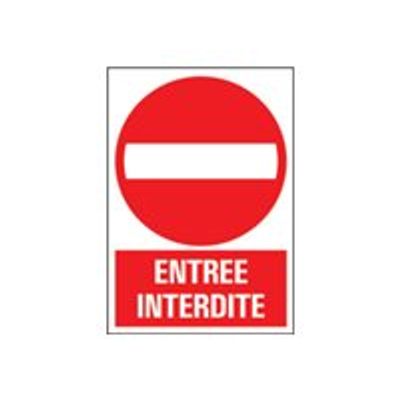8711234129192-Pickup - Panneau Entrée interdite 1 - 230 x 330 mm-Avant-0