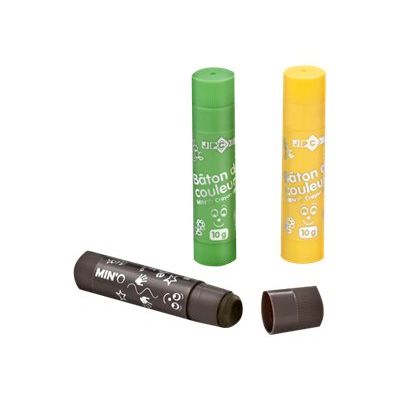 3701254706812-JPC aSCHOOL DAY - 12 Crayons - couleurs assorties - 10 g -Multi-angle-1