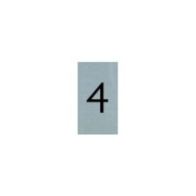 8711234048042-Pickup - Plaque de signalisation - 25 x 44 mm - autocollant - chiffre 4-Avant-0