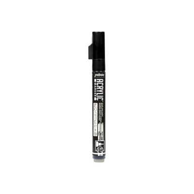 3167862056365-Pebeo Acrylic - Marqueur - noir - encre acrylique à base d'eau - 0.7 mm - extra fin-Angle gauche-0