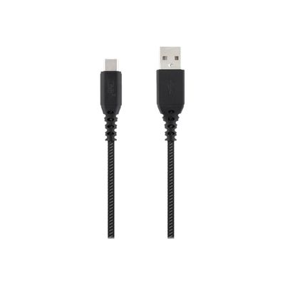 3303170089293-T'nB Xtrem work Pro - Câble USB 2.0 vers USB type-C - 1.5 m - noir/gris-Avant-0