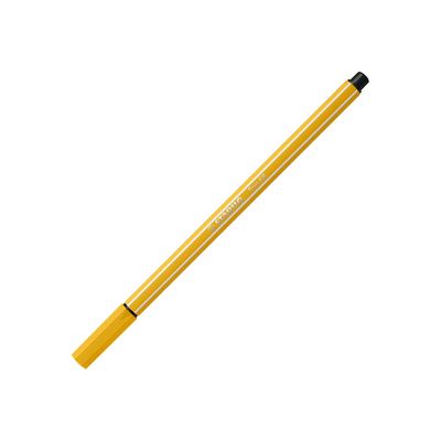 4006381578639-STABILO Pen 68 - Feutre pointe moyenne - jaune curry-Angle gauche-0