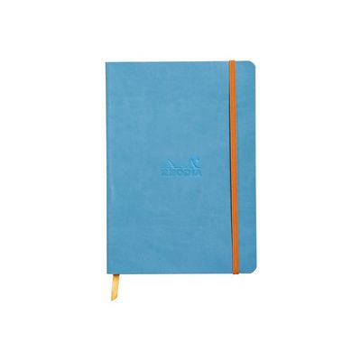 3037921174579-RHODIA Rhodiarama - Carnet souple A5 - 160 pages - pointillés - turquoise-Avant-0