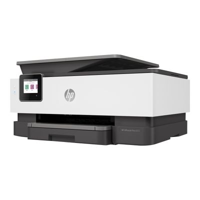 0193424632411-HP Officejet Pro 8023 All-in-One - imprimante multifonction jet d'encre couleur A4 - LAN, Wi-Angle droit-0