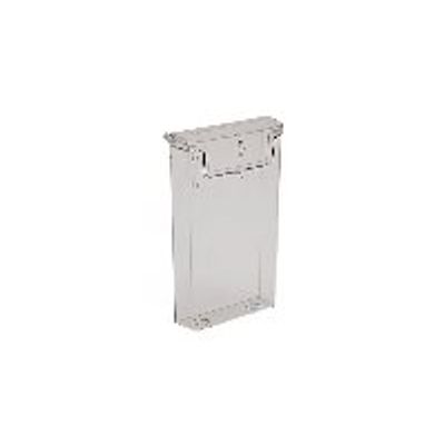 3660412026691-Promocome - Porte brochures extérieur 1/3 A4 - avec couvercle rabattable - à fixer au mur-Angle gauche-0