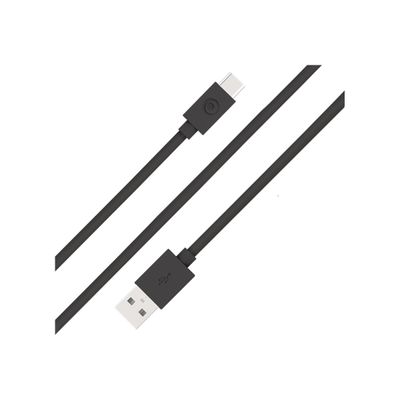 3571211495376-Bigben Connected - Câble USB A/USB C - 2 m - 3A - Recyclé - Noir-Avant-0