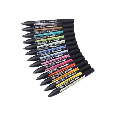 884955070635-ProMarker - Pack de 13 marqueurs double pointe - assortis set 2-Angle gauche-1