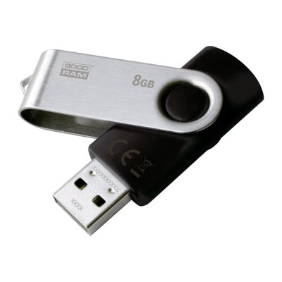 5908267920404-Goodram TWISTER - clé USB - 8 Go - Noir-Avant-0