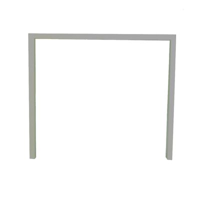 0404000121251-Bureau simple IRIS - L140 cm - Plan suivant - Pieds aluminium - plateau imitation Hêtre--2