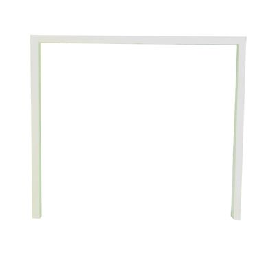 0404000121244-Bureau simple IRIS - L140 cm - Plan suivant - Pieds blanc - plateau imitation Hêtre--2