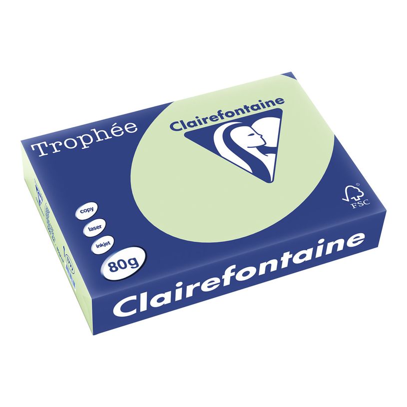 0400000017778-Clairefontaine Trophée - Papier couleur - A4 (210 x 297 mm) - 80 g/m² - Ramette de 500 feuill-P_1777_1-0