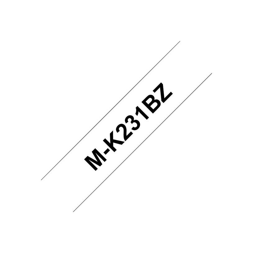 0400000023113-Brother MK231BZ - Ruban d'étiquettes auto-adhésives - 1 rouleau (12 mm x 8 m) - fond blanc é-P_2311_7-3