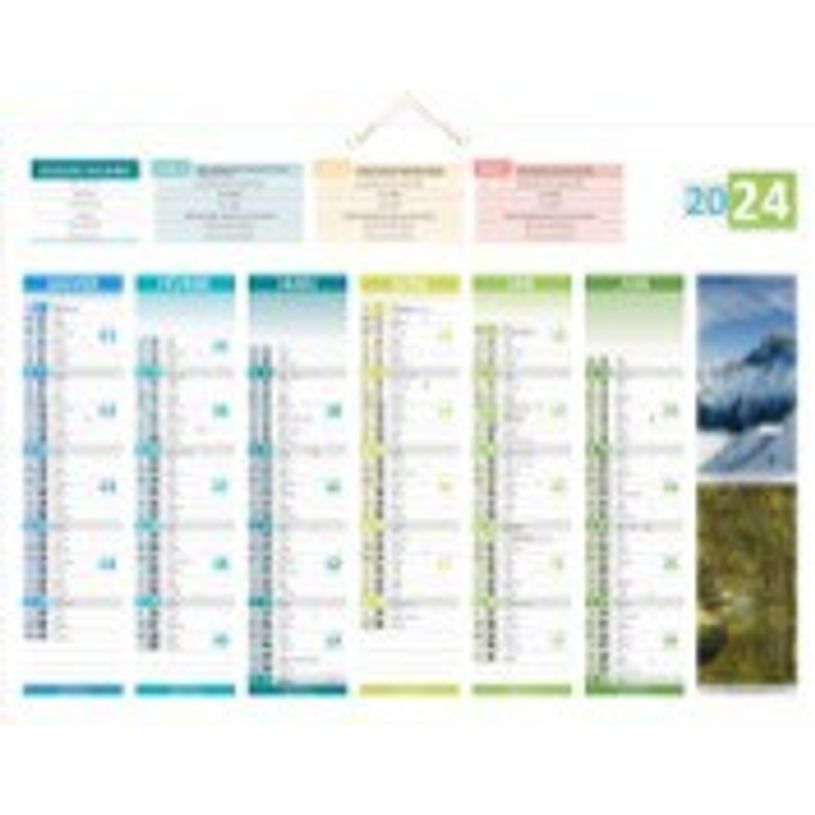 3592930026672-Bouchut 4 Saisons - Calendrier bancaire 6 mois par face - 40,5 x 55 cm-P_12229_1-0